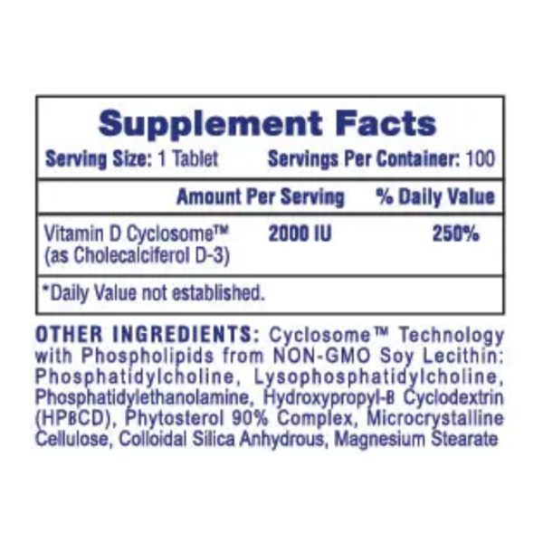 Vitamina D3 x 100 caps