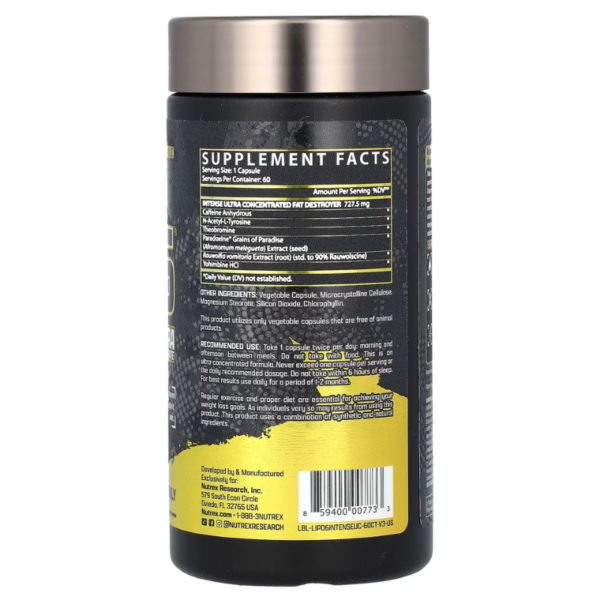 Quemador Lipo 6 Intense Ultra
